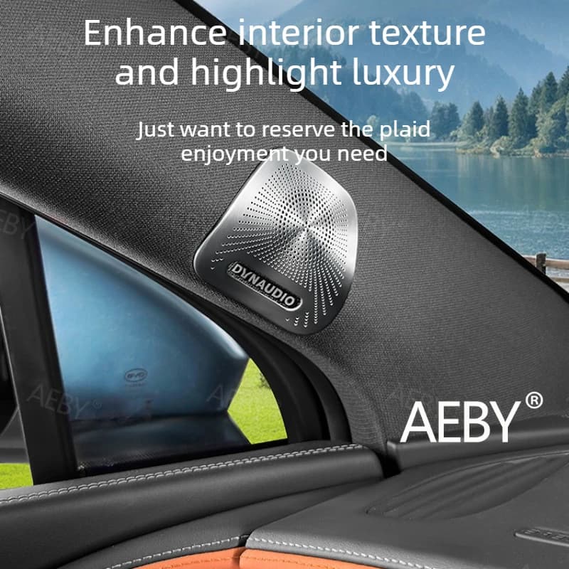 For BYD Sealion 7 2024 A Pillar Speaker Cover,Custom Fit A Pillar Speaker Grille,A Pillar Speaker Grille,Anti-Scratch,Interior
