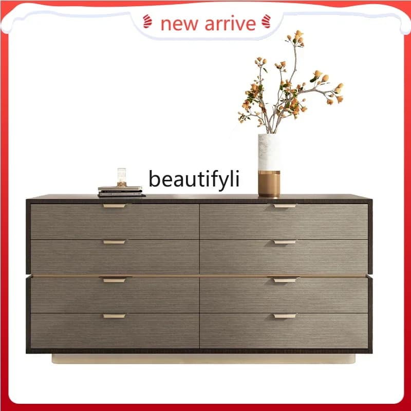 SS ss7486 Italian style,   eight-bucket cabinet, bedroom light luxury five-bucket storage, living room dining side, entrance cab