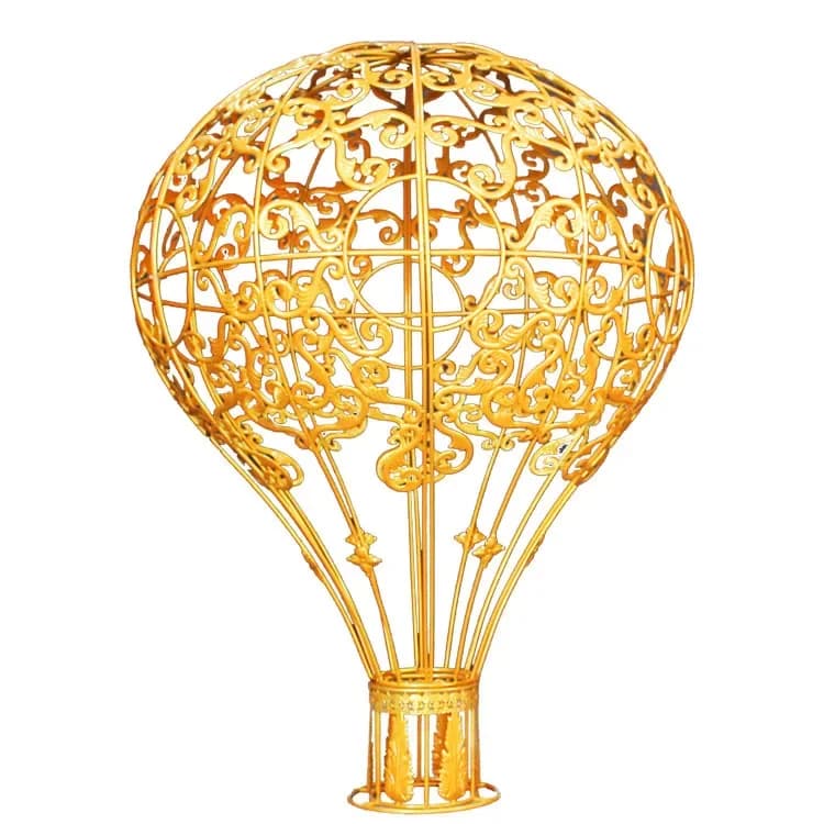 Large shopping mall hot air balloon pendant outdoor lawn sales office opened ornament hotel lobby large pendant
