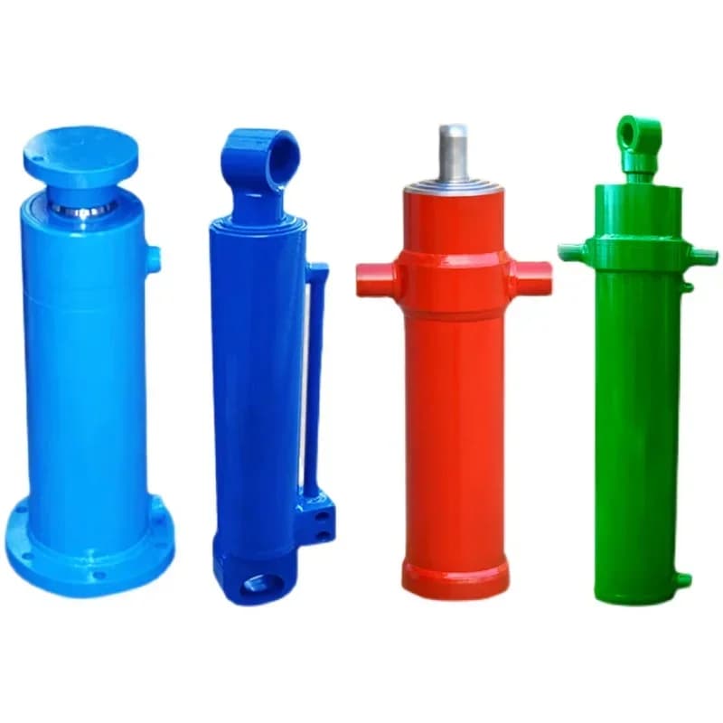 Stainless steel piston rod single, two-way lifting hydraulic cylinder, single cylinder electric cylinder