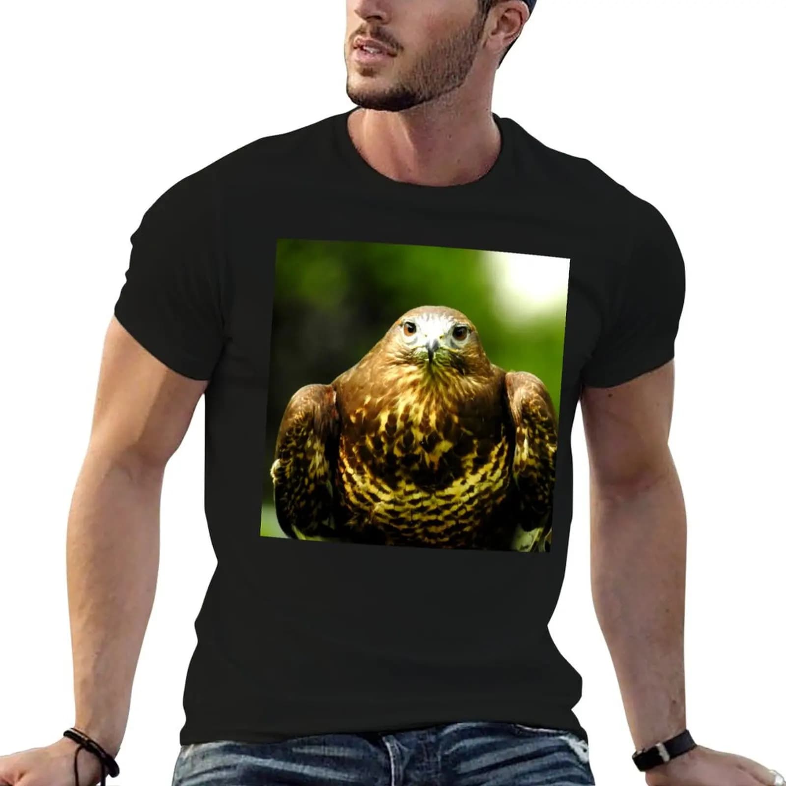 Locked-on Buzzard T-Shirt High Quality Durable T-Shirt