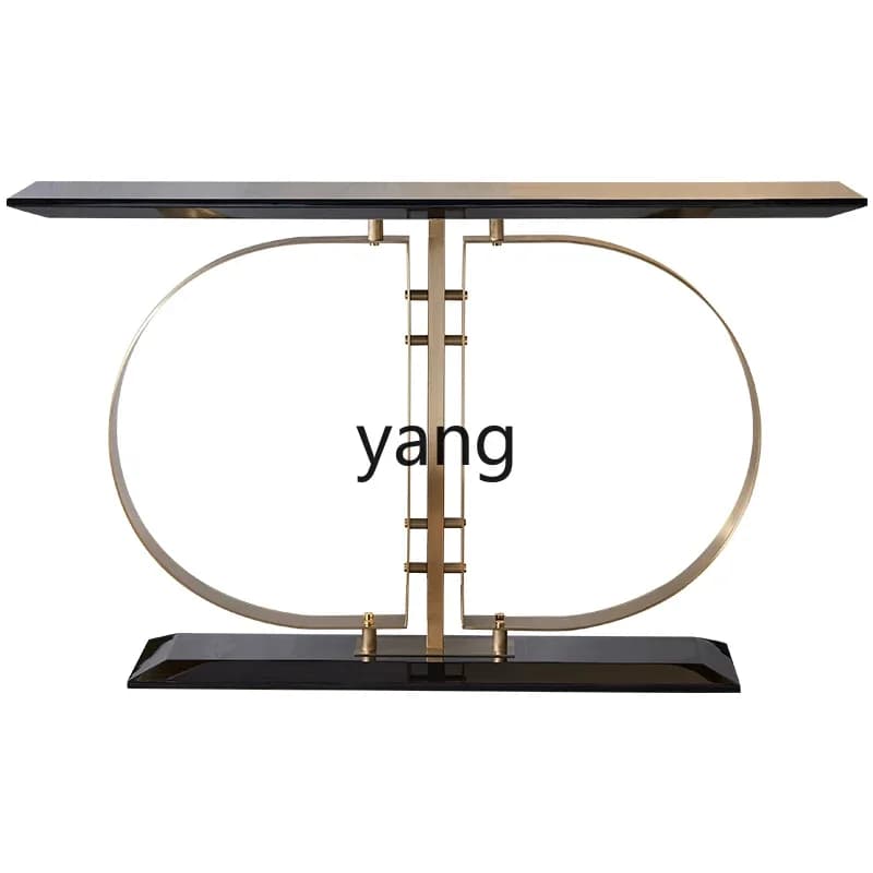 LTT Entrance Platform Simple Aisle Wall Partition Decoration Table Stainless Steel Furniture