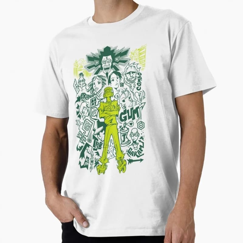 0409 Jet Set Radio Cute Video game Gift t shirt for Anime lover Short Sleeve Graphic Tee Y2K clothes All size cartoon Tops
