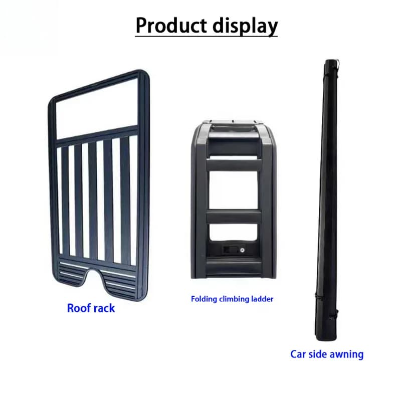 High Quality Aluminum Alloy Multi-Functional Off-Road Travel Platform Roof Rack Bars Load 200kg / 440lbs Fit TERRA RAV