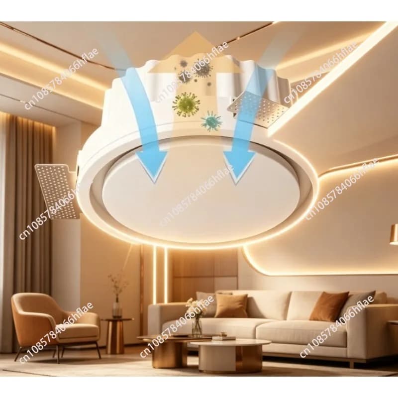 S7 Wall-mounted Exhaust Fan, Integrated Vent Unit with H13 Hepa Filter