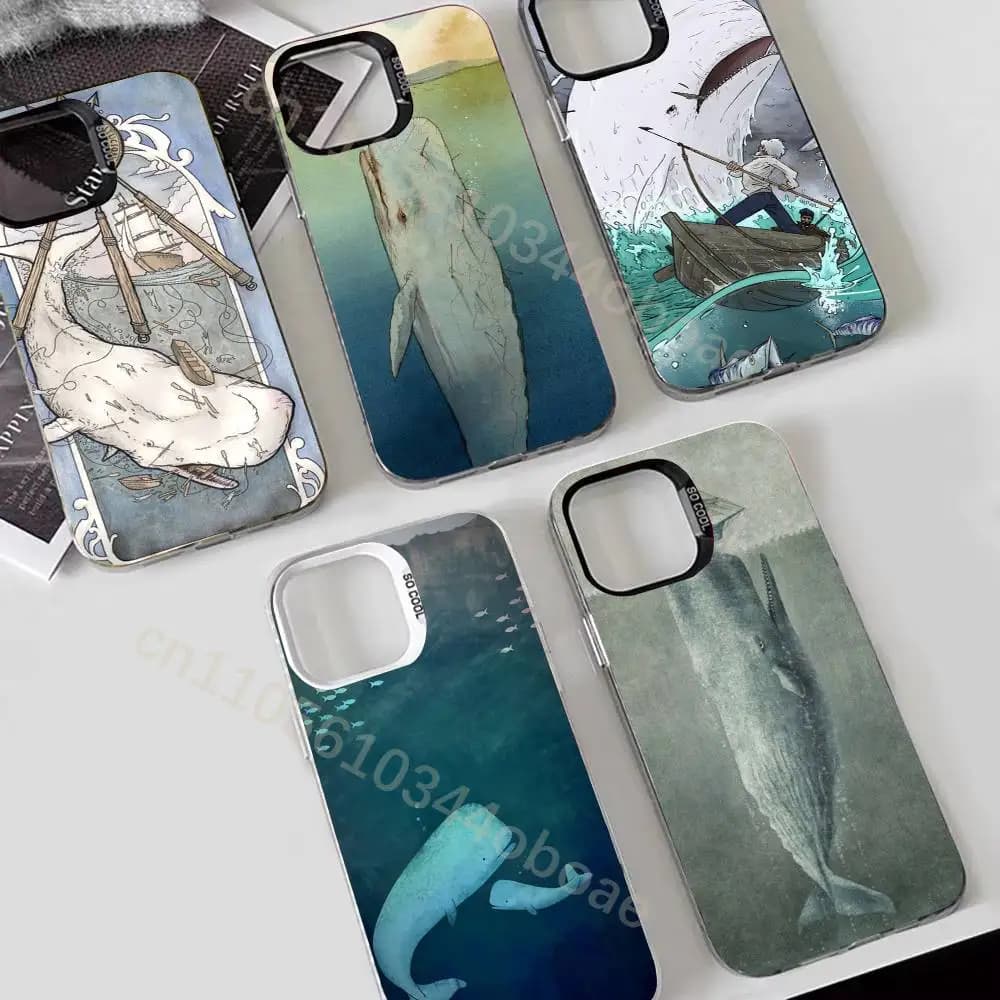 M-Mobydick Phone Case For iPhone 17,16,15,14,13,12,11,Pro,Max,Plus Shockproof Cover
