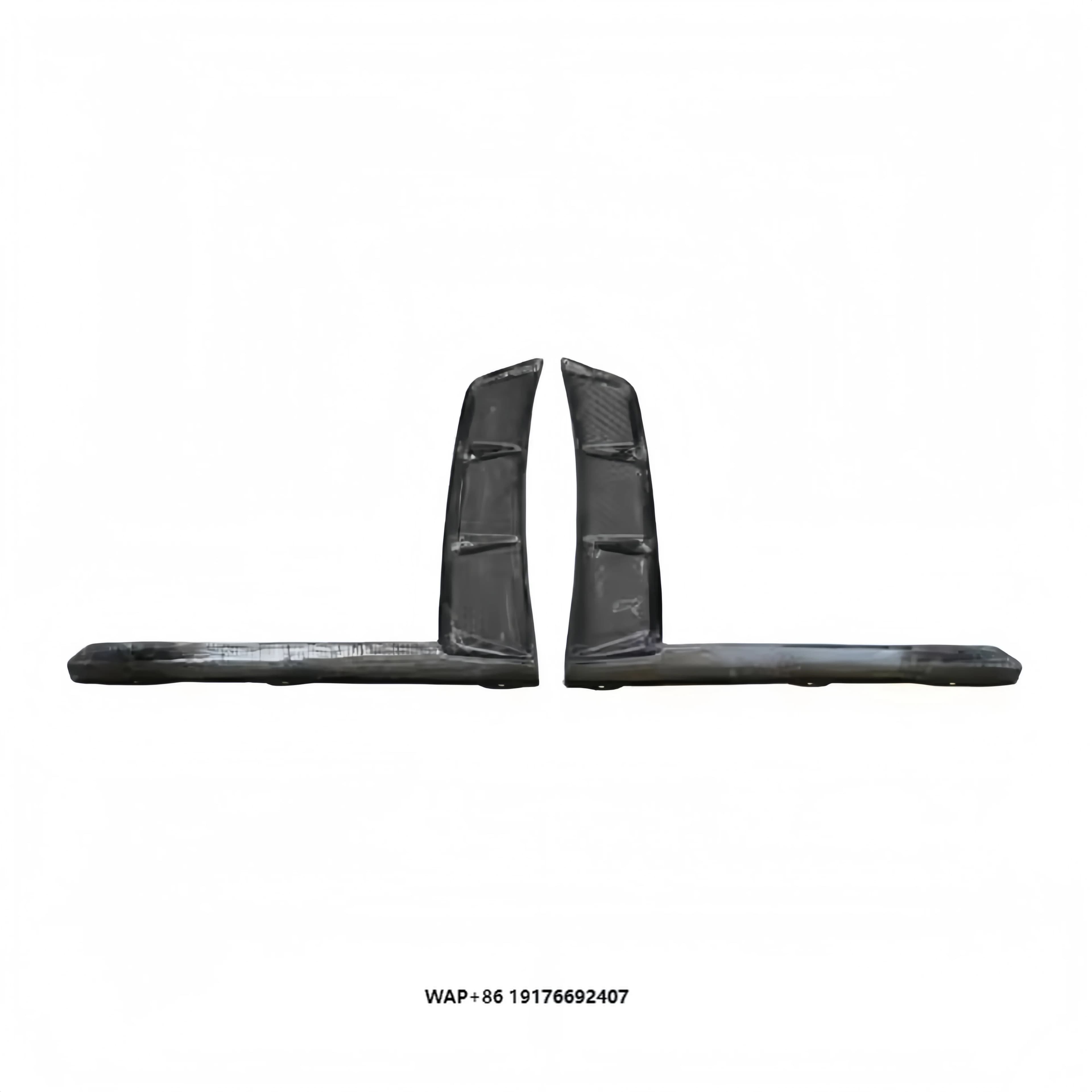 For 718 981 982 Modified GT Style Dry Carbon Fiber Front Lip Corner Front Splitter Corner Body Parts