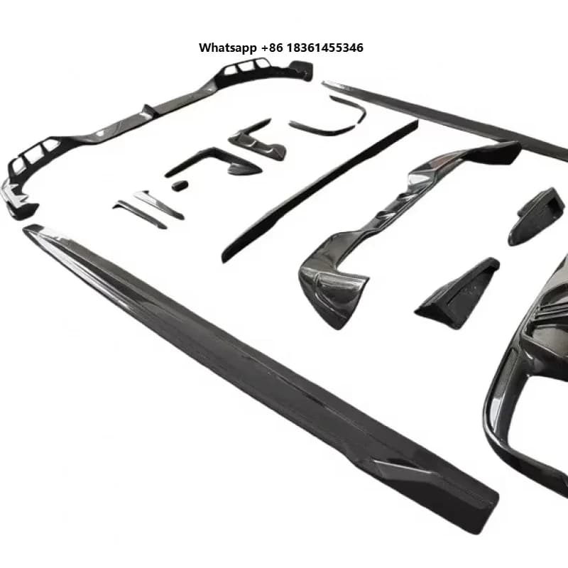 For F95 X5M 2019-2022 Auto Part Front Bumper LipDurable Premium Car Accessories LD Style Carbon Fiber Lip