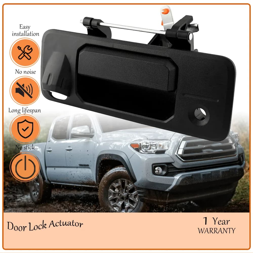 Weatherproof Tailgate Handle Assembly with Camera Hole Fit Toyota Tundra 2014-2021 Tacoma 2016-2021 oem 69090-0C090 690900C090