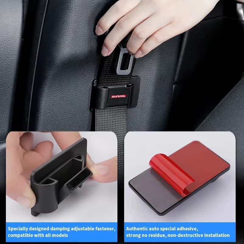 Car Seat Belt Retaining Clip Stabilizer Noise Reducing Anti-Rattle Fixer For Haval Jolion H6 M6 Dargo Raptor F7 H7 H9 F6 H1 H5