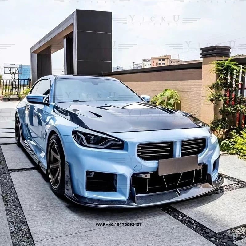 Carbon Fiber Hood for M2 G87 2023+ M240 Upgrade CMST Style BodyKit Front Engine Auto Parts Performance Kit Valve Cover