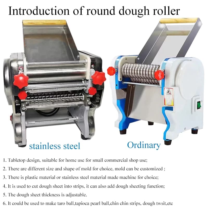 8MM 10MM 12MM 15MM Automatic Electric Pastry Chin Maker Cutter Machine