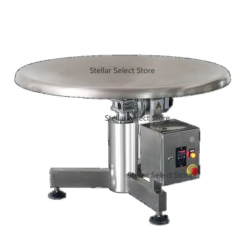 Beiheng 304 Stainless Steel Size Customized Speed Adjustable Turntable Rotary Accumulation Collecting Turning Packing Table