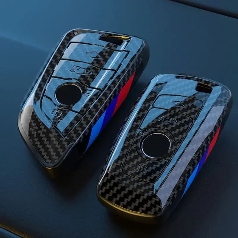 Carbon Fiber Colored Remote Control Keybox Housing Suitable For BMW F10 F20 F22 F30 F32 F48 F15 F25 G30 G01 G05 G07