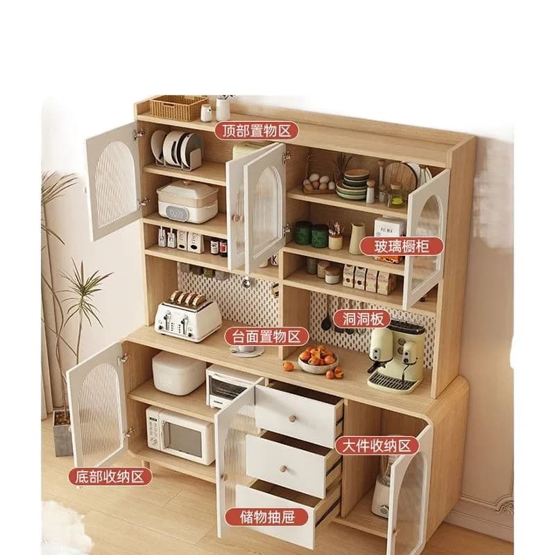 Integrated home kitchen Living room wine cabinet Modern simple light luxury