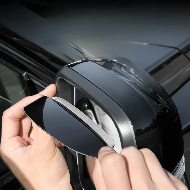 For HAVAL H9 MK2 2024-2026 ABS Black Car Rearview Mirror Rain Eyebrow Trim Exterior Car Accessories