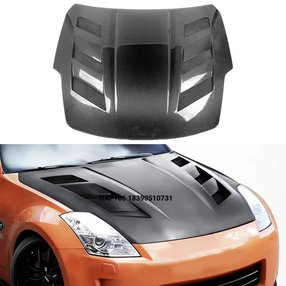 Carbon Fiber a Style Engine Hood for 350z Front Bonnet
