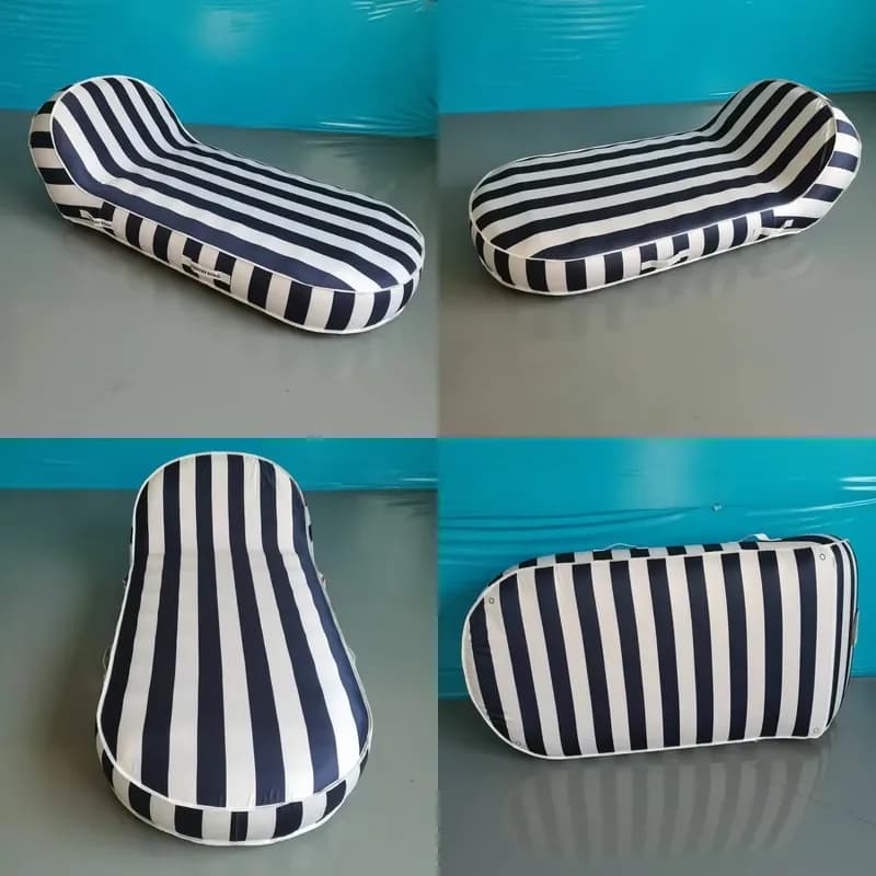 Inflatable PVC Pool Side Lounge Chair Air Mattresses Sun Lounger Inflatable Lounge Chair