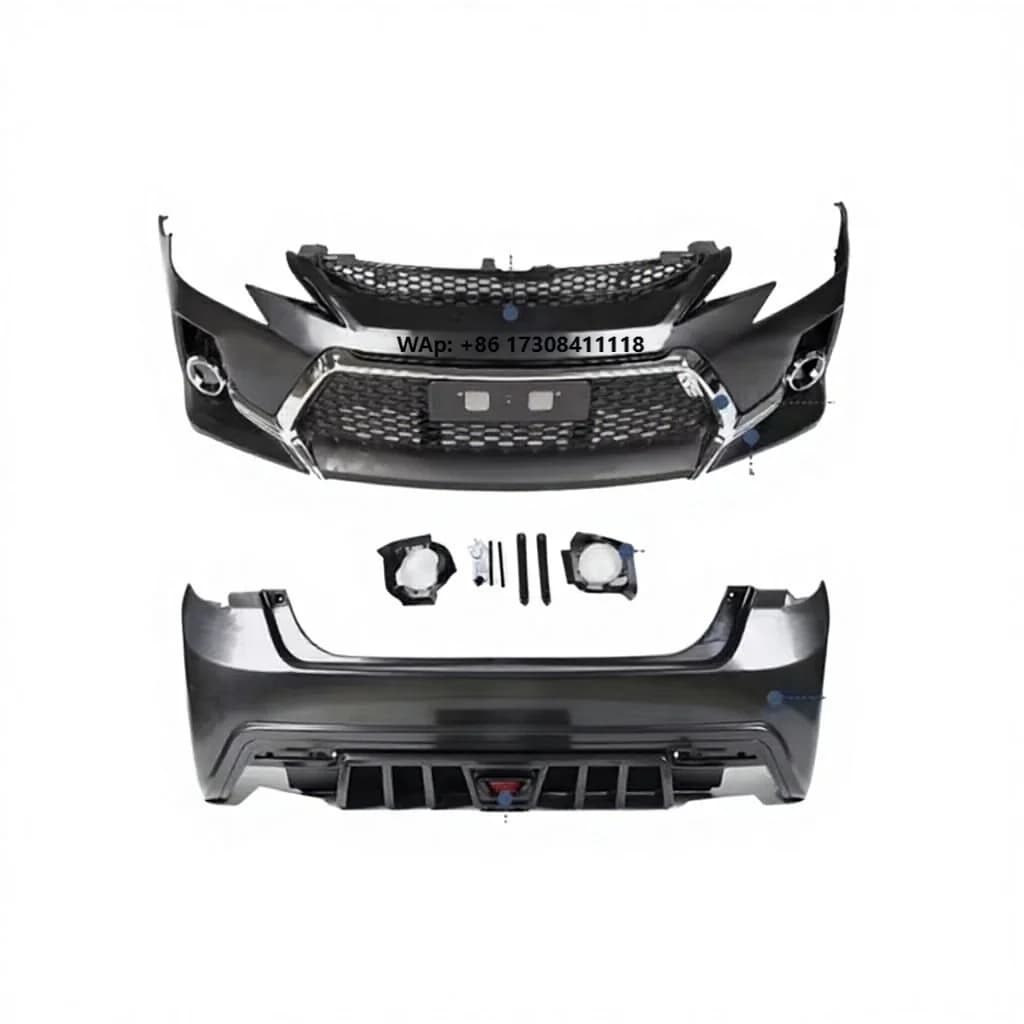 New Auto Body Kit for REIZ 2014-2018 GS Model Upgrade with Front/Rear Bumper Grille & Lamps-100% Fitment PP Material
