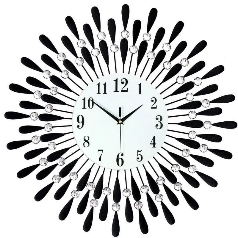 Large Metal Wall Clocks Silent Elegant Luxury Design Clocks Wall Modern Aesthetic Arts Watches Living Room Clock Decorative