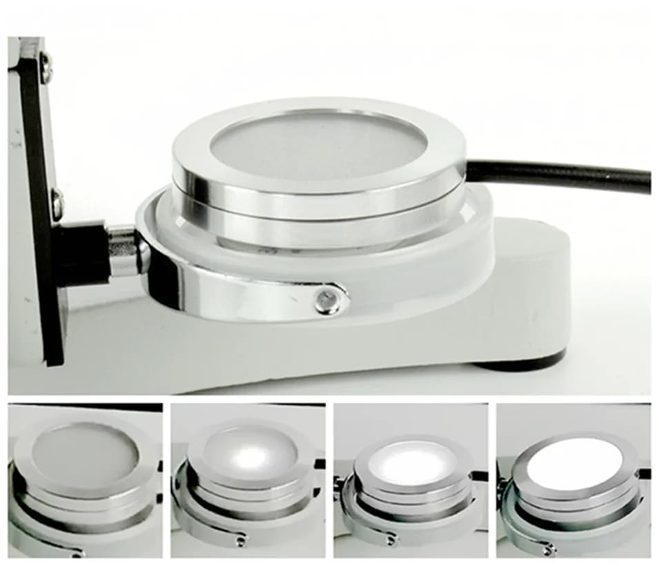 Biological Binocular Microscope Bottom Light USB LED Source Adjustable Brightness White Lamp Super Thin  for Lab XSP