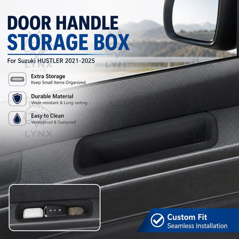 For Suzuki HUSTLER 2021-2025 Door Handle Storage Box Car Accessories Custom Modification Parts Upgrade Kit Set