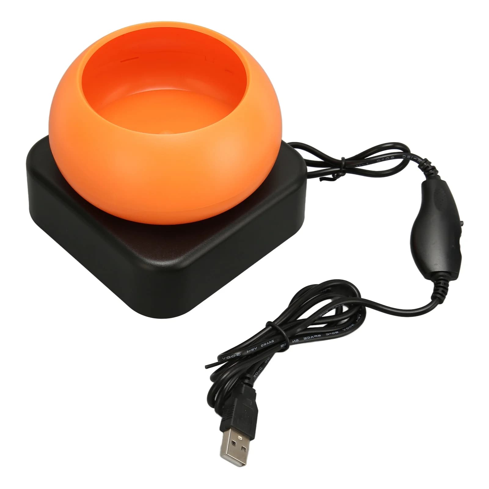 C5 Electric Bead Spinner for Jewelry Making Adjustable Speed USB Power Supply Forward Reverse Control Bead Spinner Orange