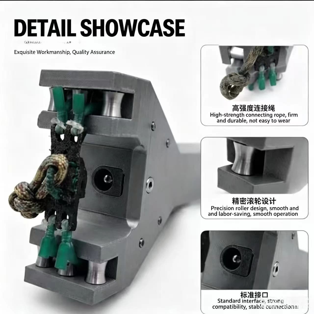 3D Printed Automatic S-lingshot Detachable Clip Magnetic Suction Rubber Band Outdoor Sports Tool Parts
