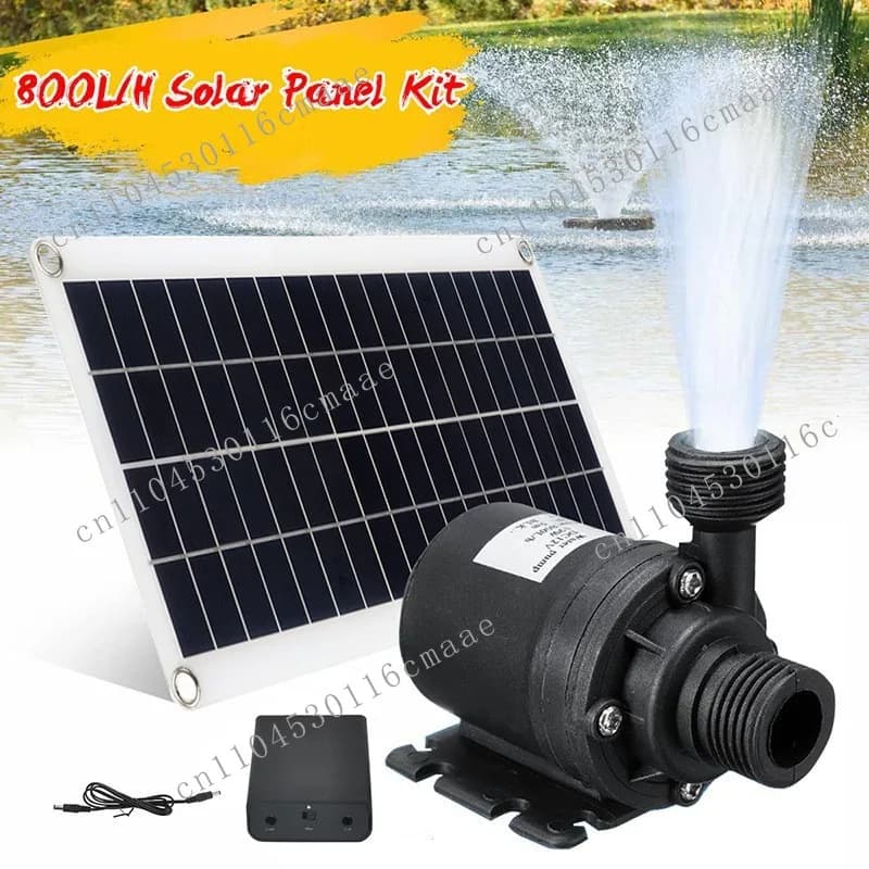 50W 12V solar panel water pump fountain pumping pond garden pool low noise solar fountain irrigation