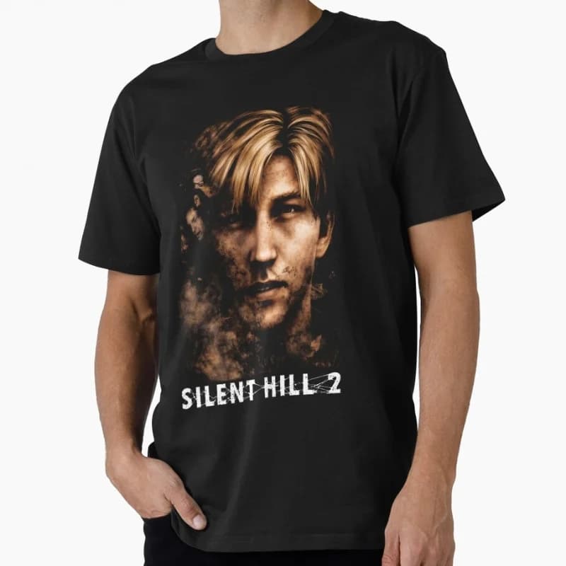 0430 Silent Hill Horror Graphic Tee Unisex Short Sleeve Gift t Shirt 100% cotton printed Clothes All size top S-6XL