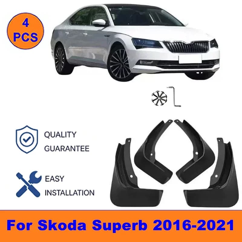 4Pcs Mud Flaps For Skoda Superb 2016-2021 - Splash Guards Front&Rear Wheel Fender Mudguards Car Exterior Protection Accessories