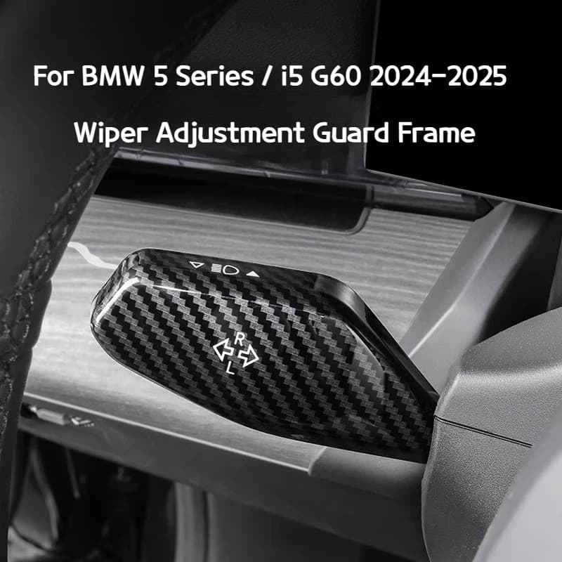 For BMW 5 series i5 G60 2024-2026 Car ABS carbon fiber turn signal wiper switch decorative rod interior decorative accessories