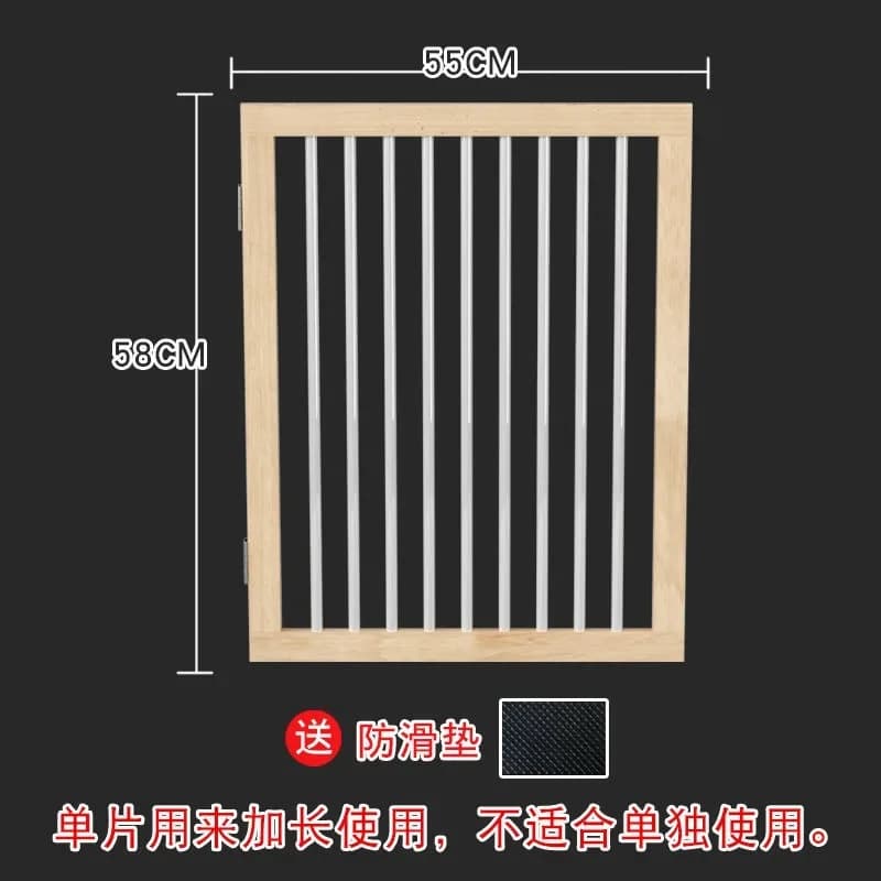 Foldable solid wood small and medium fence fence indoor door block dog jailbreak isolation
