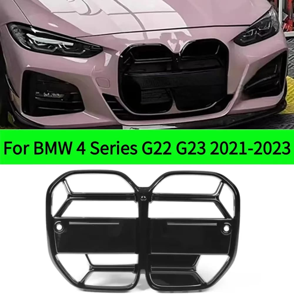 For BMW 4 Series G22 G23 2021-2024 Front Radiator Grille Bumper Grill Hood Modification Part for 430i M440i Vehicle Enhancement