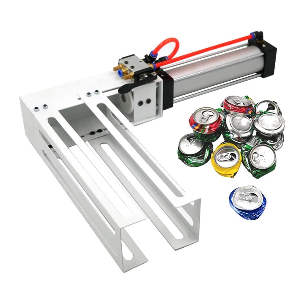 12/ 16 oz Heavy Duty Multi-cans Pneumatic Can Crusher for 6 Aluminum Soda Beer Cans