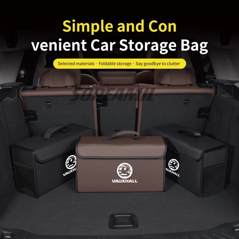 Car Trunk Storage Box Organizer Foldable Stowing Tidying Bag Vauxhall VXR Dokker Lodgy Logan Sandero Duster Stepwa Accessories