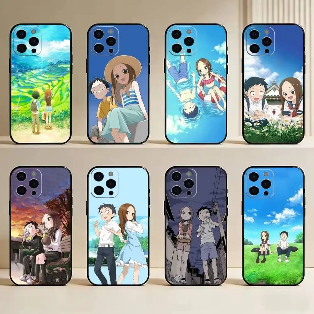 Karakai Jouzu no Takagi-san   Phone Case Silicone Soft For IPhone 17 16 15 14 13 12 11 X XR Plus Pro Max Plus