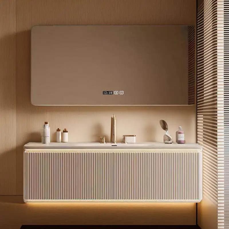 Waterproof Hang Bathroom Cabinet Organizers Modern Luxury Display Bathroom Mirror Cabinet Full Set Mobile Da Bagno Furniture