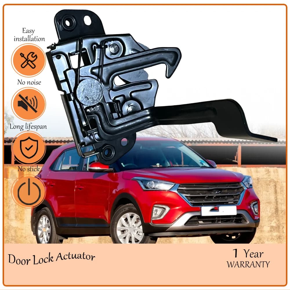 Oxidation Inhibited Engine Hood Lock Latch, Suited to Hyundai Creta 2016-2018, Solid Front Bonnet oem 81130-A0000,81130A0000