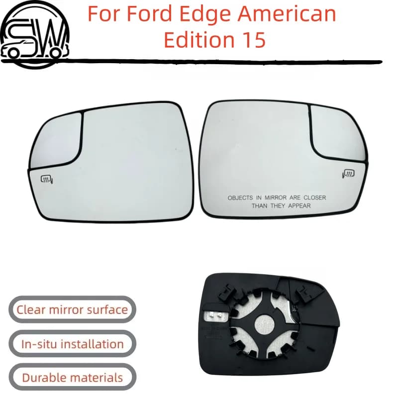 Lenses, reverse lenses, rearview lenses, reflective mirrors, electrically heated glass for Ford Edge American Edition 15-21.