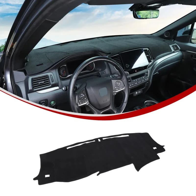 Polyester For Honda Pilot 2016-2022 （ Left-handed peptide）Dashboard Sunshade  Sun protection mat Cover Pad Trim Car  Accessori