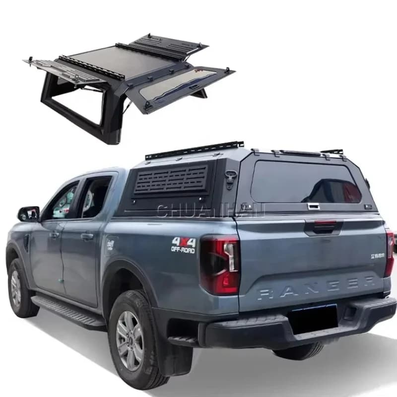 Truck Camper Aluminium Maverick Canopy 4X4 Pickupk Hardtop Ranger Canopy For  Raptor Tacoma Canopy Tu