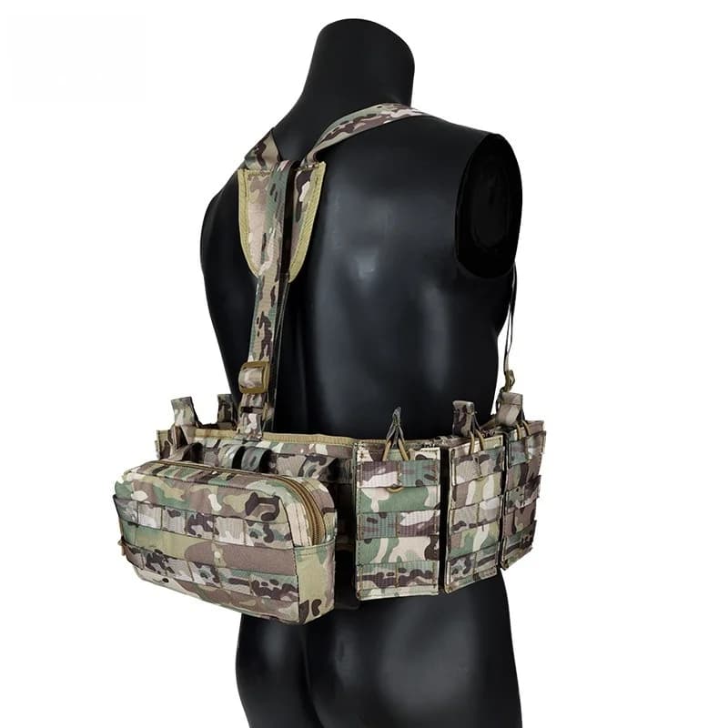 Tactical hanging pocket, outdoor tactical equipment, camouflage belly pocket, breathable and wear-resistant tactical vest