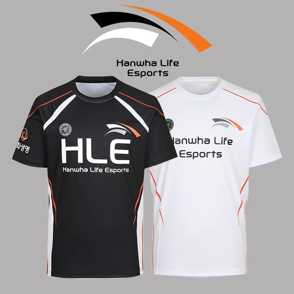 2026 New HLE Esports Club Uniform Zeus Viper Jersey League Of Legends Game Sports Training Suit T Shirts Street Wear Loose Tops