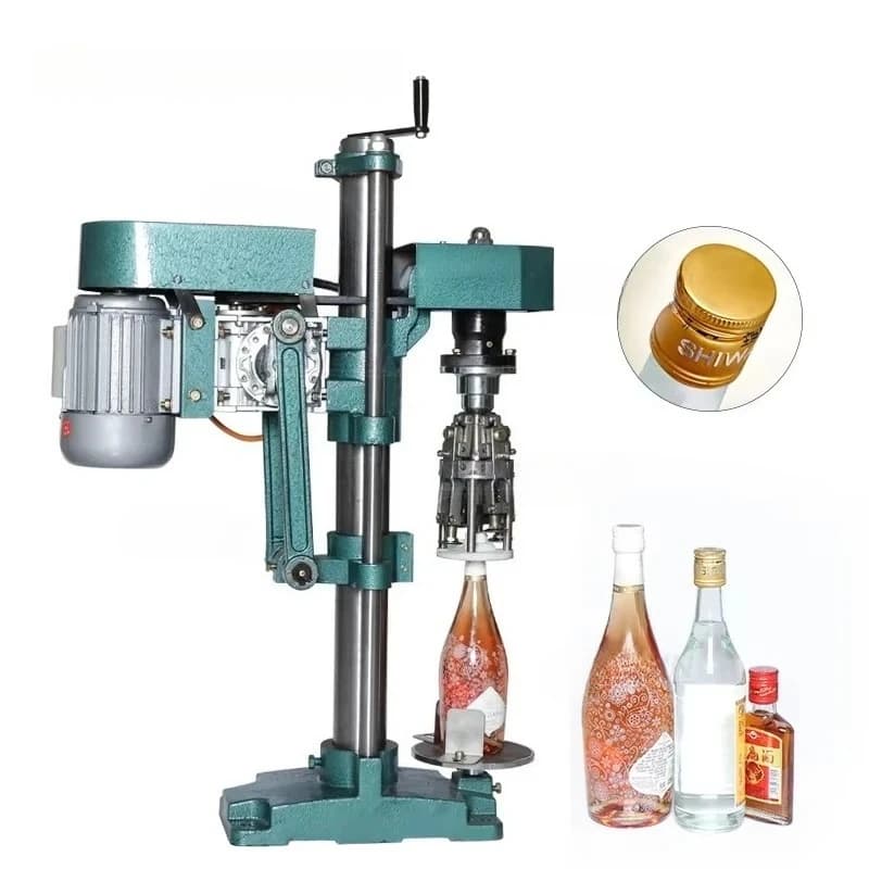 ZS-XG60 Spray Semi Automatic Vial Glass Bottle Jar Ropp Screw Bottle Manual Capping Machine