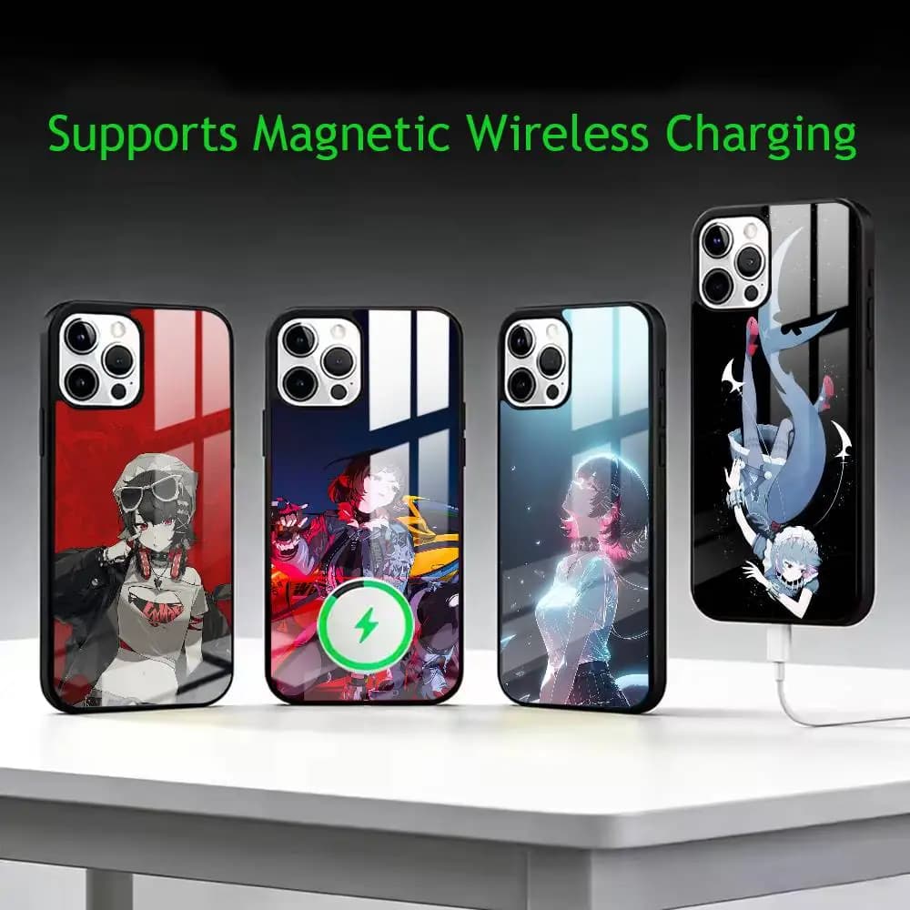 Game Zenless-Zone-Zero Phone Case For iPhone17,16,15,14,13,12,11 Plus,Pro Supports Magnetic Wireless Charging
