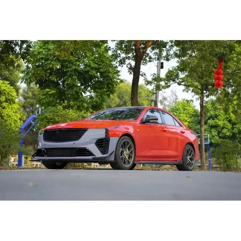 High Quality PP Plastic Body Kit Front Bumper Diffuser CT4