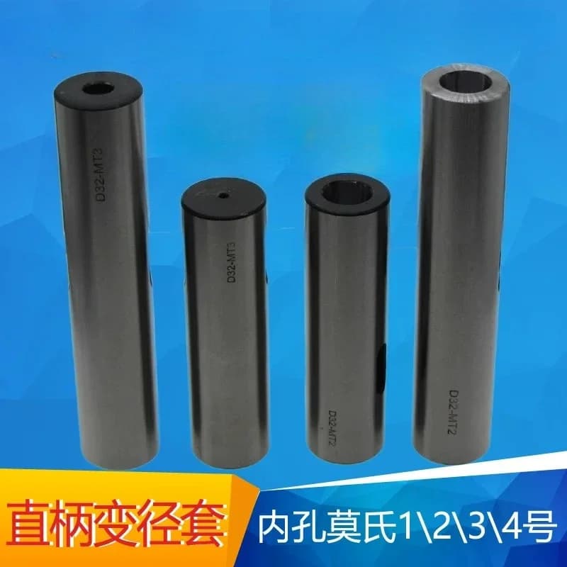 1PC Outside Shank Transfer To Inner Taper Drill Sleeve Morse Tapper 1 2 3 Straight Reducer Variabl