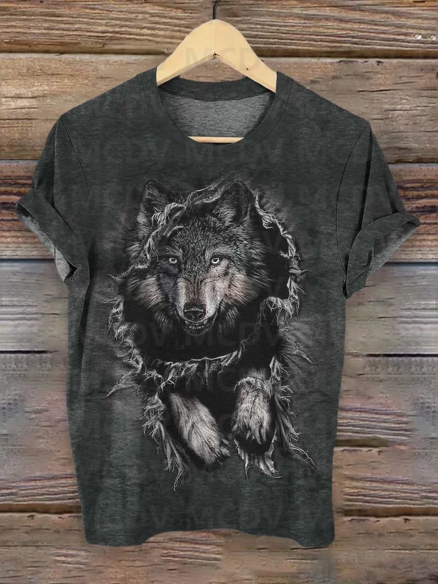 Punk Grim Reaper Gothic Skull Art Pattern Print T-shirt Summer Men's Printed Casual Crew Neck Short Sleeve