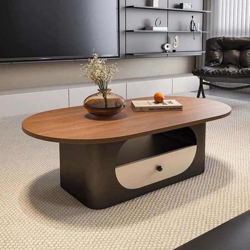Drawers Luxury Coffee Table Modern Living Room Decoration Storage Organizer Side Table Moving Meubles Chinese Style Furniture